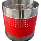 outdoor garden flower pots /garden planter stainless flower vase