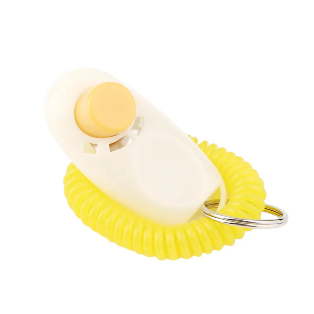 Pet Click Clicker Training Trainer Aid Wrist Pets Dog Supplies Dog Trainnings Dog traning tools Plastic Products free shipping