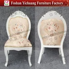 Elegant exquisite modern queen throne event chair solid wood design bedroom furniture