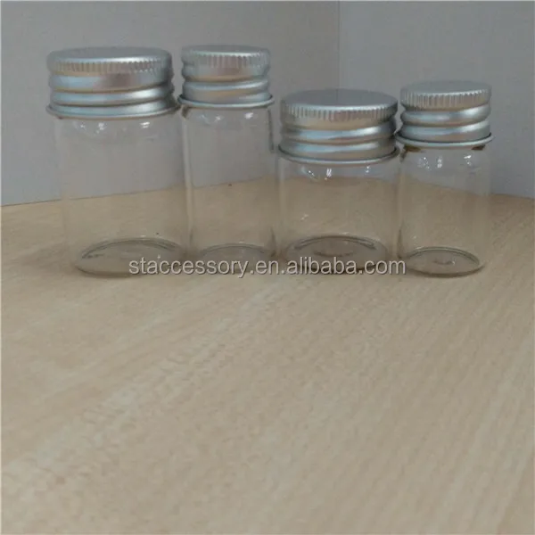 30*40mm aluminum cap medical bottle , pill bottle, glass bottle