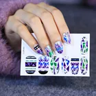 New arriving Japan & Korea glass mirror foil nail sticker for girl nail art