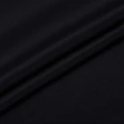 Howmay heavy pure silk crepe fabric 30m/m 45" 114cm 100% crepe silk fabric black for dress shirt
