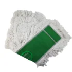 Wholesale Industrial Microfibre Fabric Pocket Mop Pads Refill Household Floor Cleaning Flat Mop Replacement Head