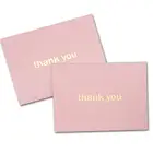 Custom Various Style Water color Plants Watercolor Printing Thank You Note Card