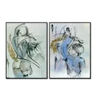 Modern Abstract Nude Girl Chic Stretched Canvas Wall Art Print Painting