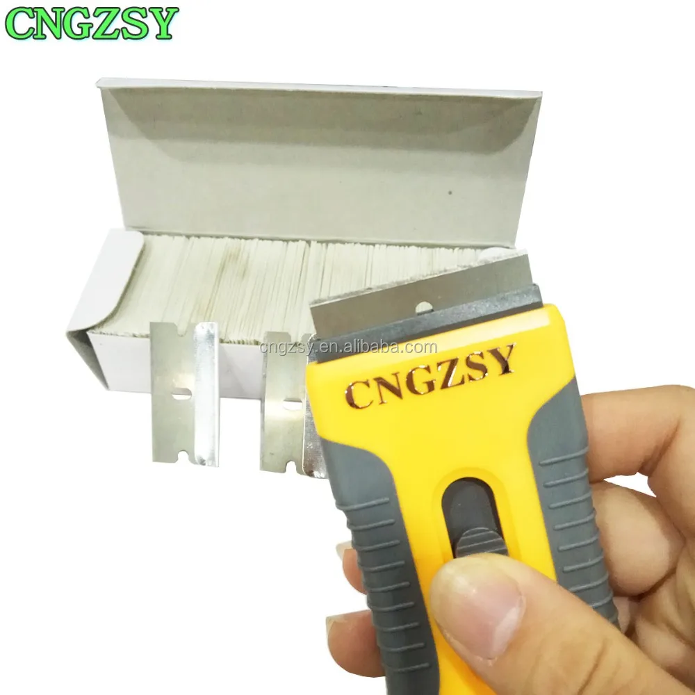 cngzsy 100pcs carbon steel razor blades 1.