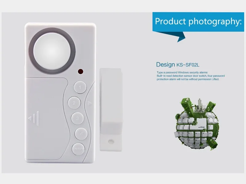 Delayed Time Closing Door Reminder Adjustable Door and Window Anti