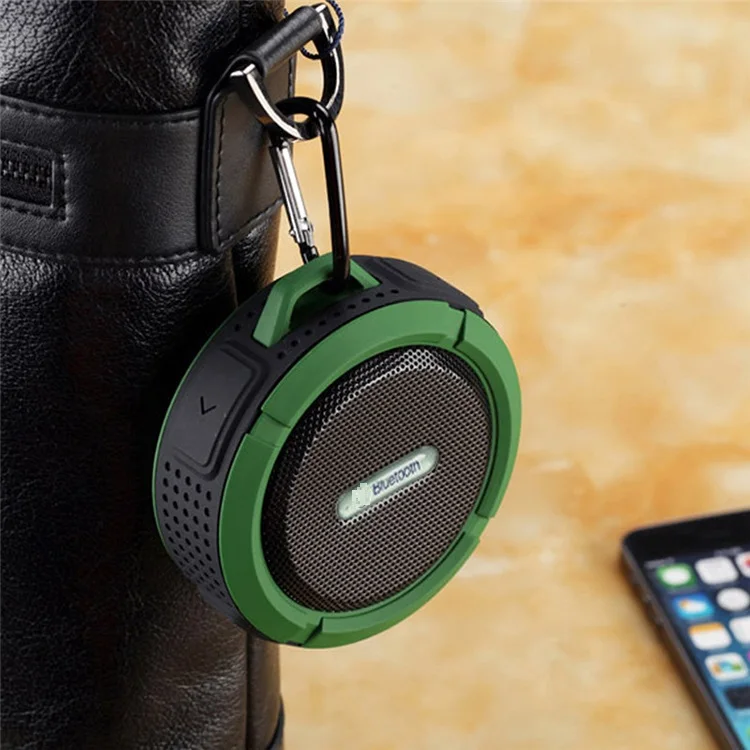 Amazon 2019 Trending Products Wireless Car Bluetooth Speaker Outdoor Sport Portable C6 Waterproof shower Speakerwith suction cup - ANKUX.COM