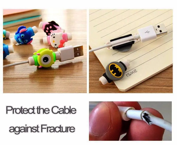 RISHUN Mobile Phone Accessories Practical USB cable protector and cable winder sets - ANKUX.COM