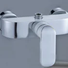 wall mounted brass shower mixer for washing room