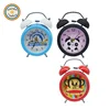 YWAJ005 RDT 3inch Kids Birthday Gift Desktop Clock Mute LED Cartoon Panda Monkey Twin Bell Metal Table Alarm Clock