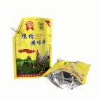 Wholesale liquid pouch colorful print stand up spout spice doypack