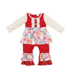 Wholesale floral girl newborn romper organic baby clothes romper