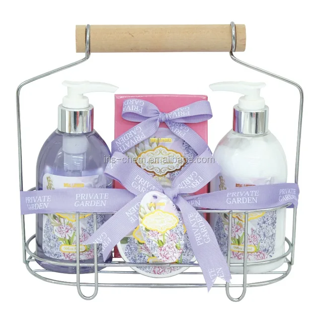 walmart supplier basket gift titan gel cosmetic jar bath gift