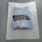 T Shirt Eco Friendly Custom Logo T Shirt Packaging Frosted Zip Lock Plastic Bags For Clothes