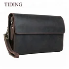 Tiding New Fashion Crazy Horse Genuine Leather Men's Wallet Clutch Bag For Wholesale