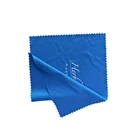 Custom branded printed microfiber glasses cleaning cloth