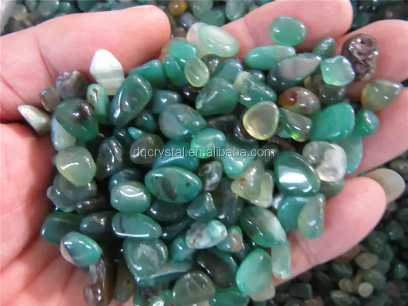 natural green agate diamond