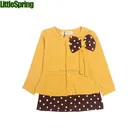 Fashion spring and autumn boutique kids clothes cardigan butterfly girl dress WL