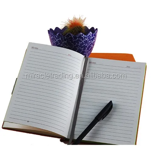 soft pu leather notebook for diary promotion gift