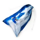 Custom Full Color Printed Microfiber Goggle Bag Drawstring Pouch