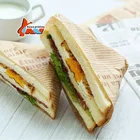 custom food printing wax paper supplies forsandwich hamburger hot dog foil wrap