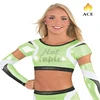 Newest Unique Design wholesale custom cheerleading uniforms rhinestone cheerleading