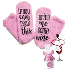 wholesale women thermal heated disposable plastic wine socks
