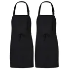 Adjustable Bib wholesale custom promotion kids adults non woven cotton apron,cooking apron,kitchen apron