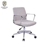 Manufacturers price modern medium back metal frame new design fabric office chairs office conference chairs