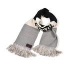 Fashionable design custom winter knitted scarf men with tassel