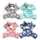 Wholesale Soft Cozy Fleece Cute Autumn Winter 4 legs Pet Cat Dog Clothes Dog Pajamas