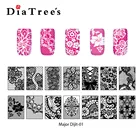 Diatrees Major Dijit DIY 304 Stainless Metal Lace Style Custom Nail Art Stamping Plates
