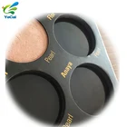 New product factory price luxury cardboard eyeshadow palette with private label