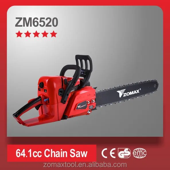 Power Tool 65cc Zm6520 Electric Start Gas Chain Saw For Zomax Garden