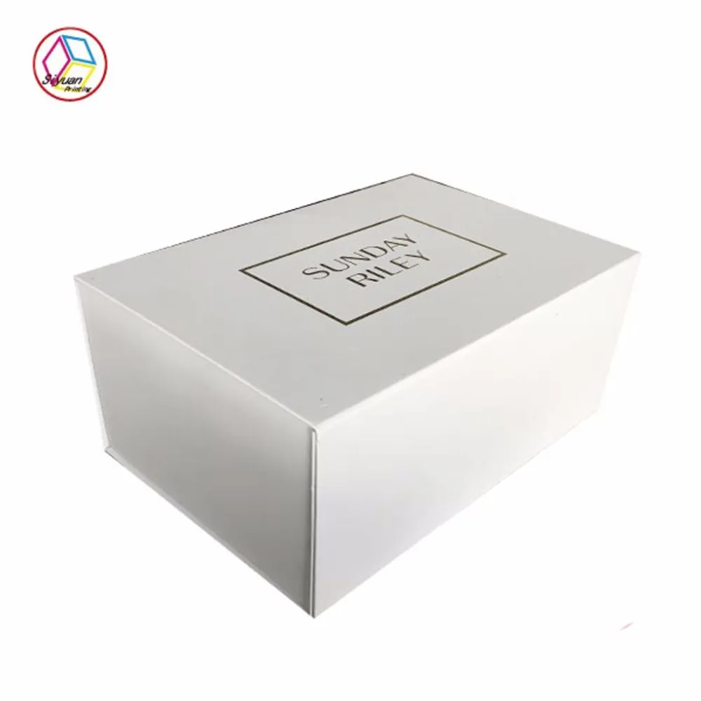 custom luxury rigid foldable gift box