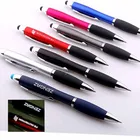 Custom Led Logo pen stylus ballpoint pen with low MOQ for promotion or advertising