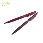 custom hot sale new design twist hotel pen slim luxury wooden pen for promotion