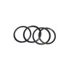 China supplier bag accessory flat metal o ring