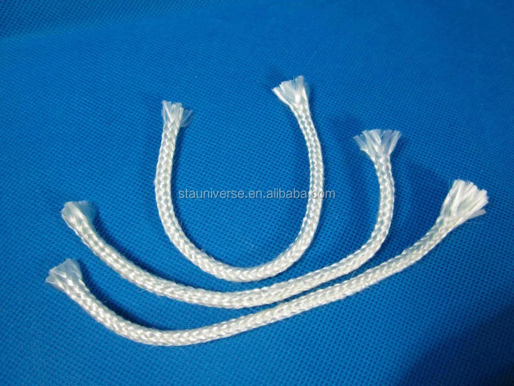 Zhengzhou STA Ceramic fiber glass wick twisted refractory rope in industry sealing
