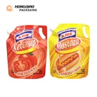 Spout Customized Spout Packaging Customized Sauce Plastic Packaging Bag Ketchup Stand Up Spout Pouch