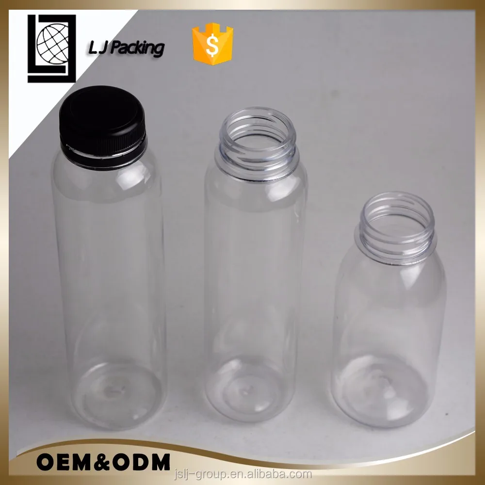 Wholesale 200ml 250ml 300ml Empty Clear Pet Plastic E Juice Bottles