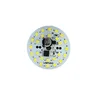 12W high voltage smd 2835 220v AC high power LED round aluminum pcb Printed Circuit Board Module with Capacitor