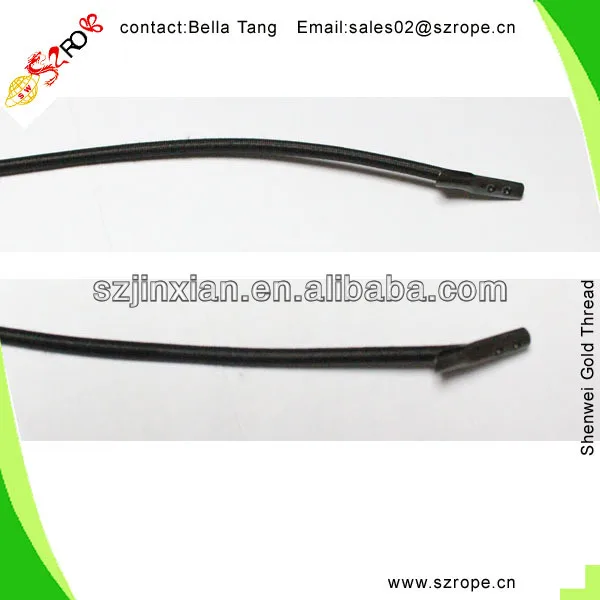 twisted cord with plastic barbs for handle bag