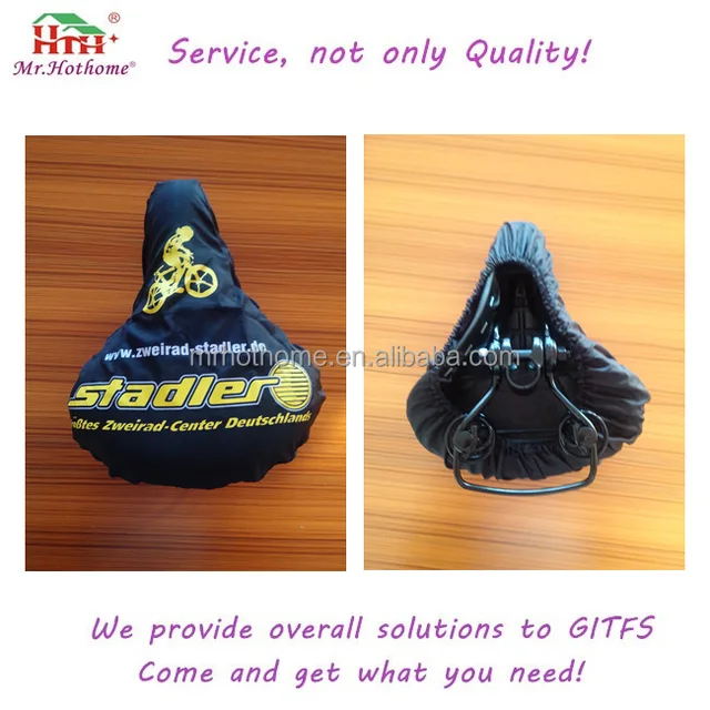 PVC Nylon Waterproof Bicycle Seat Cover/Rain coat