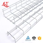 Stainless steel wire mesh cable tray straight type HDG galvanized steel cable tray