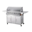 CE Approval SUS201 Stainless Steel Burner, 6 burner Infrared gas grill barbecue chicken HSQ-A116SB