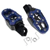 Universal 8mm Metal Motor Foot Pegs Pedals Footrests with Spring for Motorcycle Car-Styling Accessaries