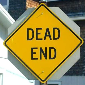 h&d high visibility reflective film legend "dead end" sign no