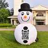 Best price outdoor LED christmas party Supplies inflatable snowman for Advertising